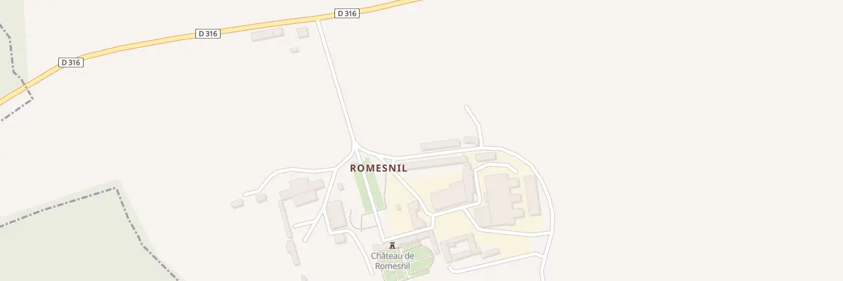 Plan du 3 Verrerie de Romesnil à Nesle-Normandeuse