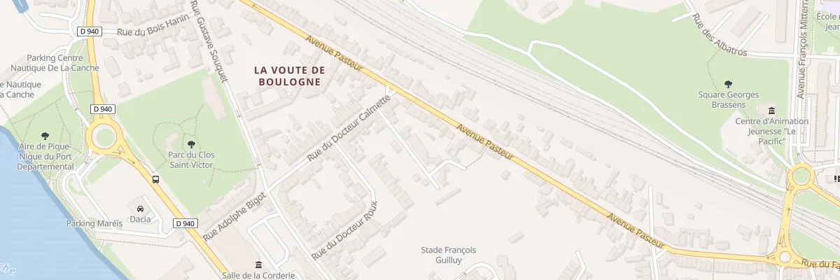 Plan du 16 Rue du Docteur Dacquet à Étaples