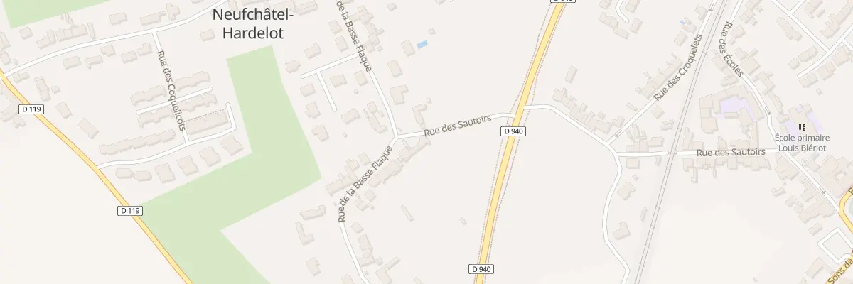 Plan du 77 Rue des Sautoirs à Neufchâtel-Hardelot