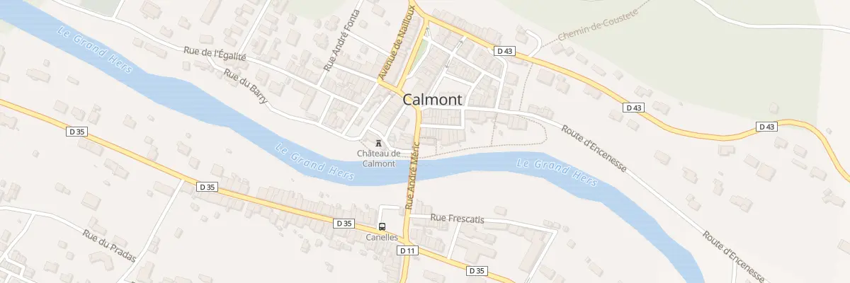 Plan du 10 Rue André Méric à Calmont