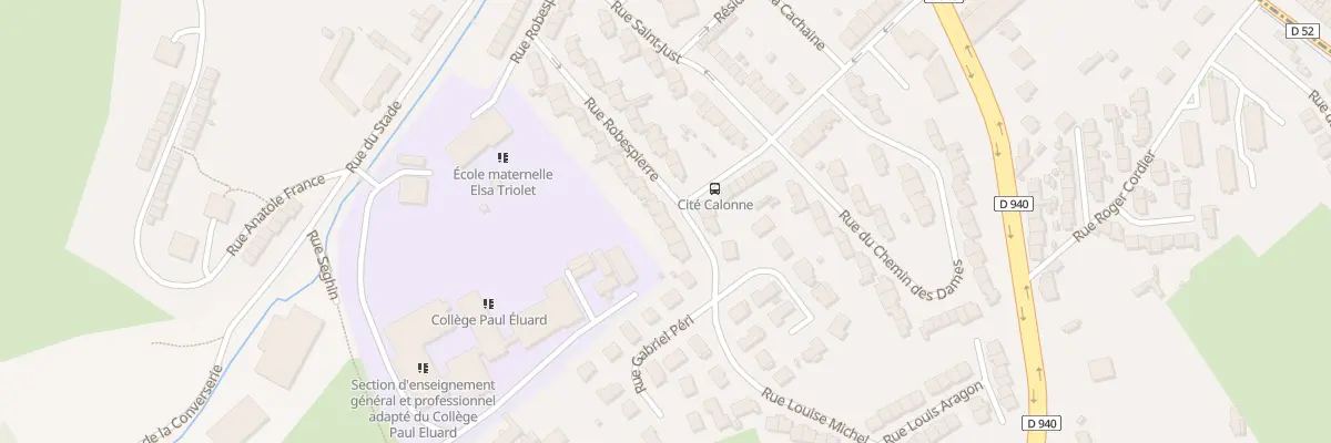 Plan du 42 Rue Robespierre à Saint-Étienne-au-Mont