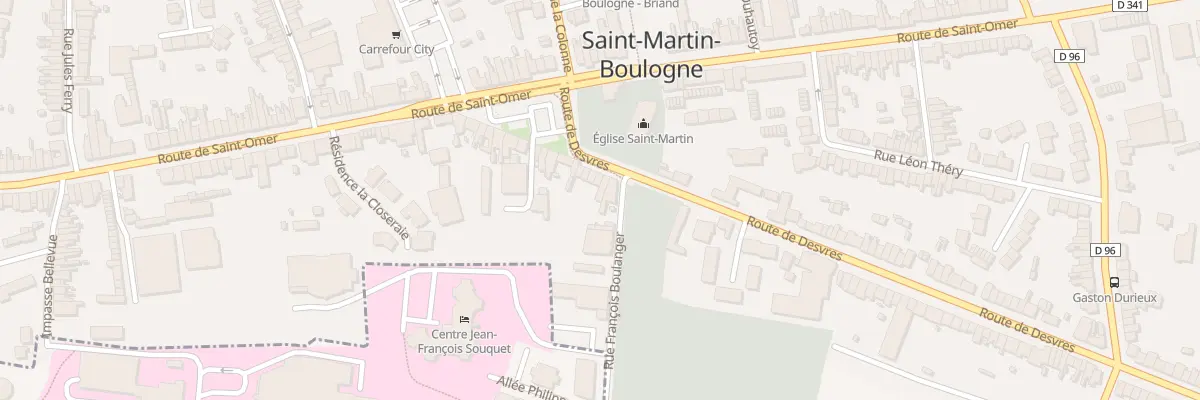 Plan du 40 Rte de Desvres à Saint-Martin-Boulogne