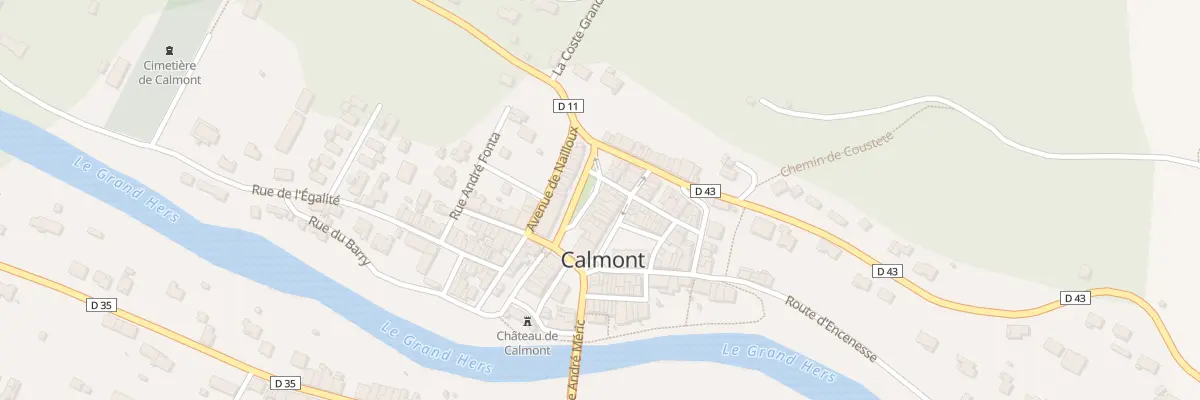 Plan du 10 Pl du 16 Juillet 1944 à Calmont