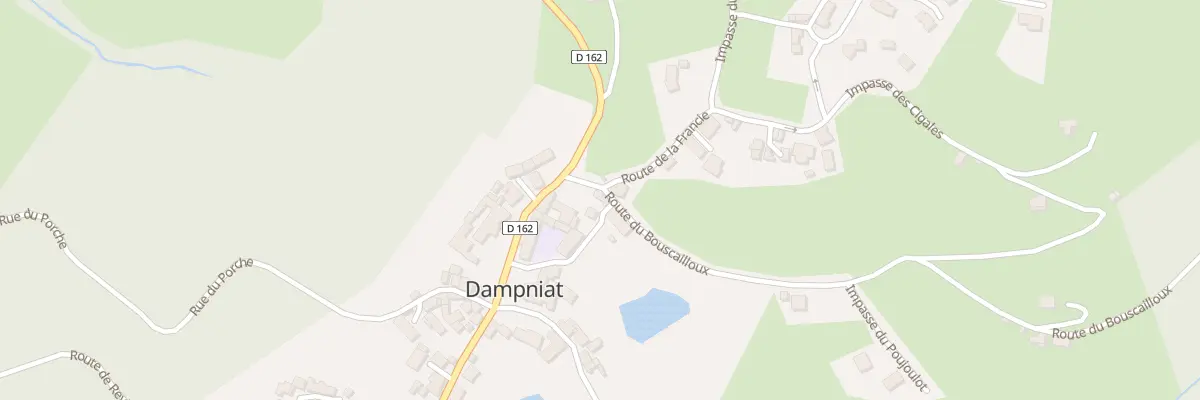 Plan du 8 Rte Du Bouscailloux à Dampniat