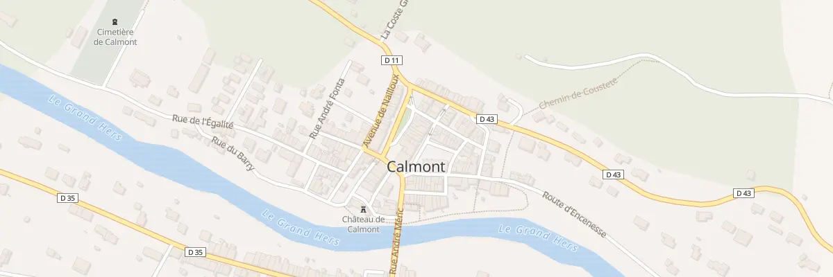 Plan du 17 Rue André Méric à Calmont