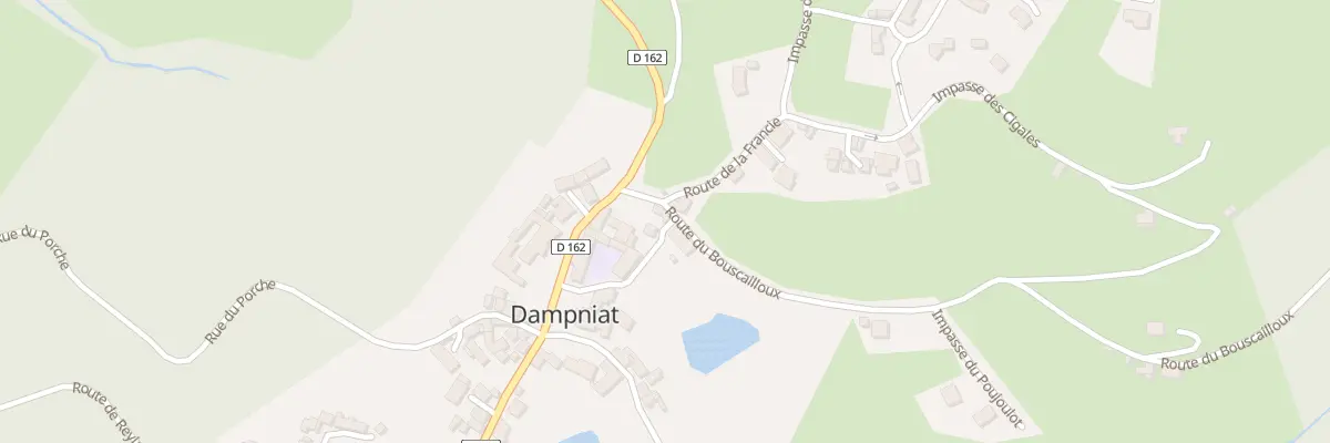 Plan du 6 Rue De La Fontaine Du Puits à Dampniat
