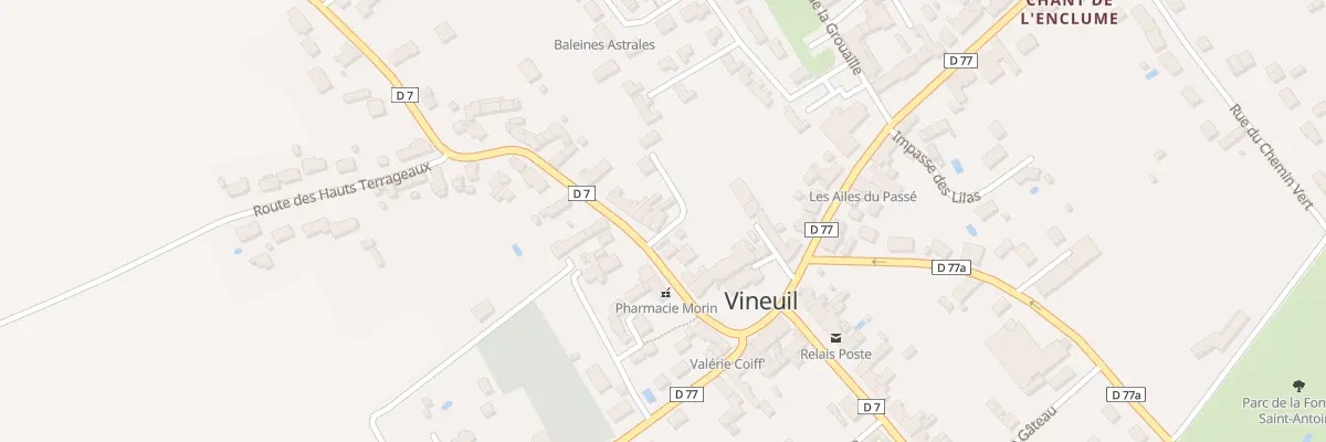 Plan du 5037 Rte de Villegongis à Vineuil