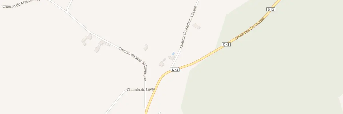 Plan du 5238F Mas d’Assoul à Escamps