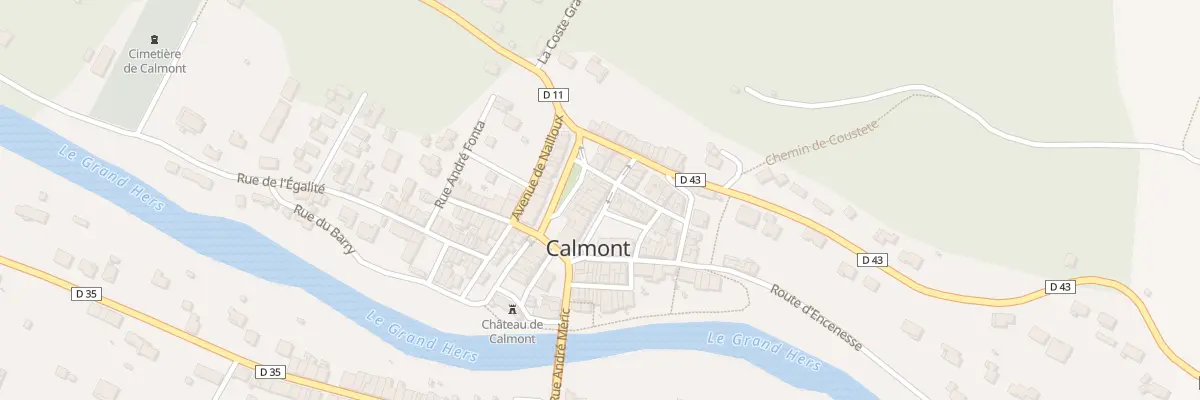 Plan du 23 Rue André Méric à Calmont