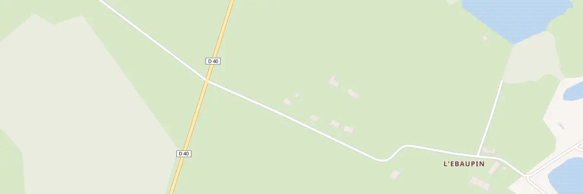 Plan de L’Ebaupin à Velles