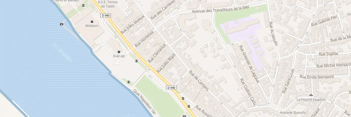 Plan du 93 Rue de Camiers à Étaples