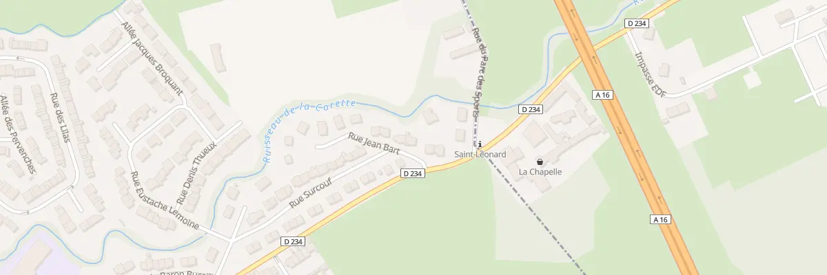 Plan du 8 Rue Jean-bart à Saint-Léonard