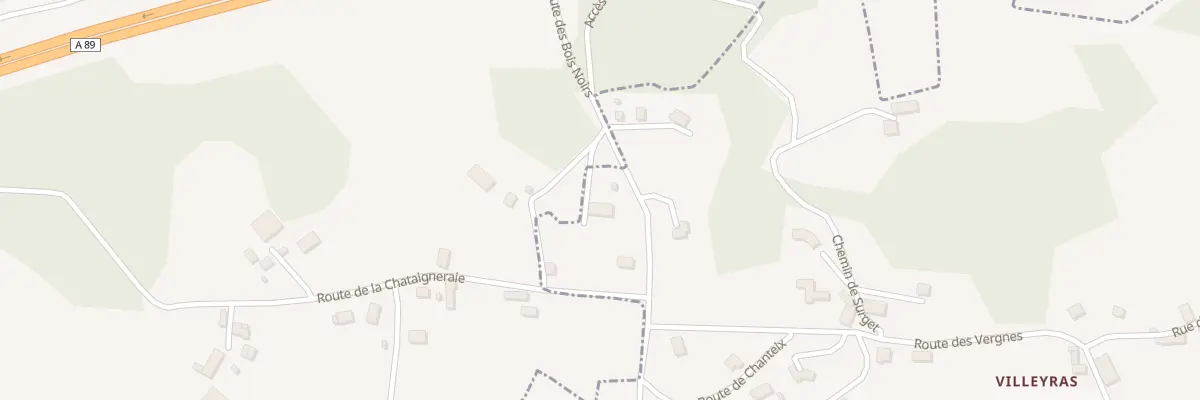 Plan du 1230 Rte des Bois Noirs à Saint-Mexant