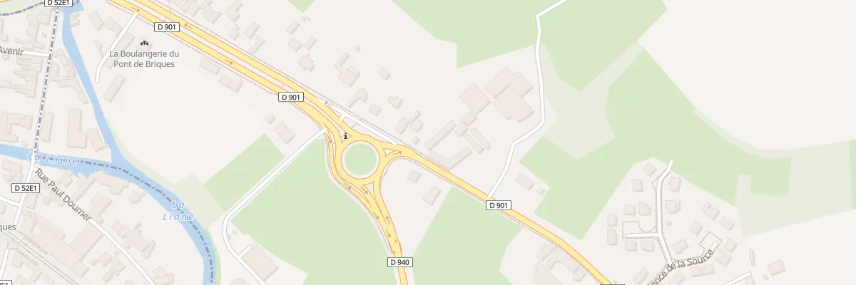 Plan du 89 Rte Nationale à Isques