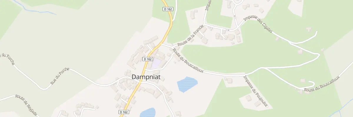 Plan du 11 Rue De La Fontaine Du Puits à Dampniat