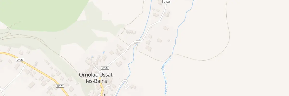 Plan du 6 Rue de l’Eglise à Ornolac-Ussat-les-Bains