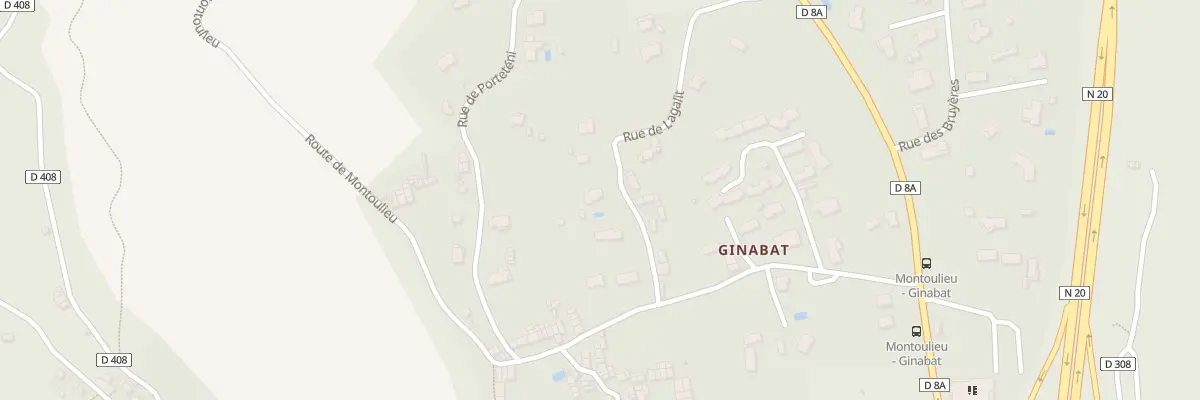 Plan du 240 Rue de Lagalit à Montoulieu