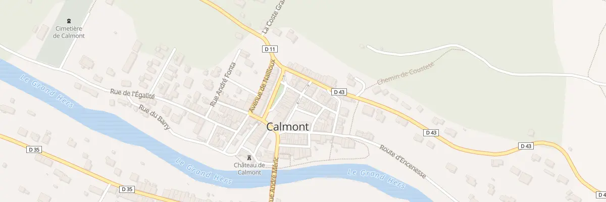 Plan du 20 Rue André Méric à Calmont