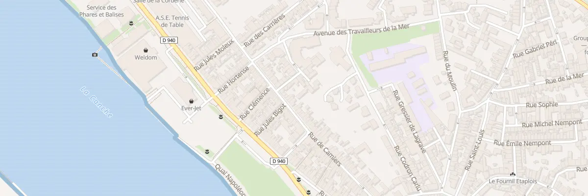 Plan du 106 Rue de Camiers à Étaples