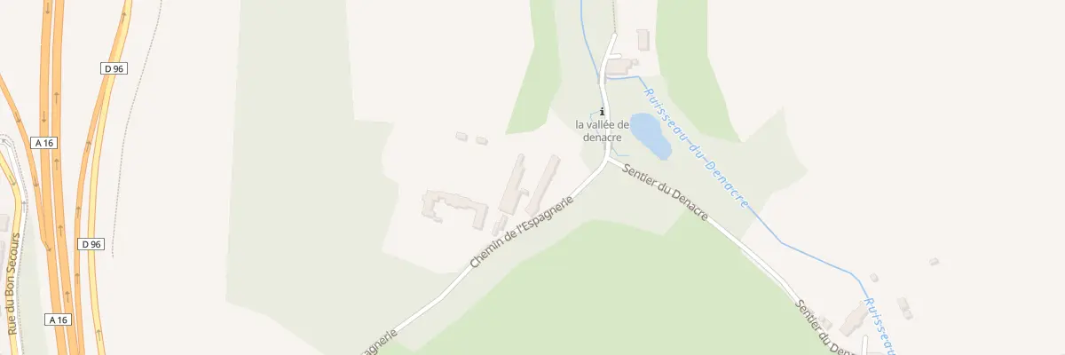 Plan du 5 Che de l’Espagnerie à Wimille