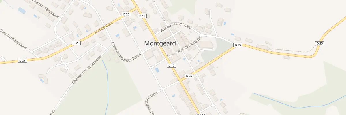 Plan du 61 Gr Grande Rue du Pastel à Montgeard
