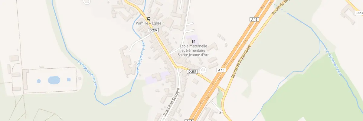 Plan du 22 Rue du General de Gaulle à Wimille