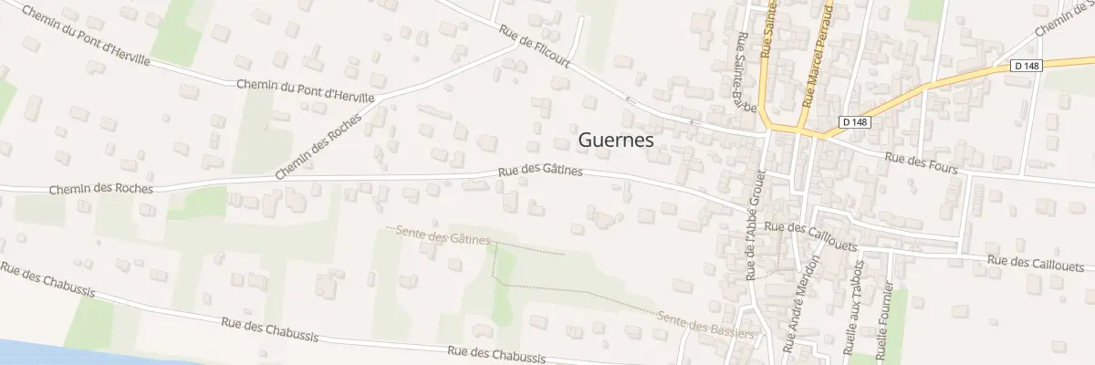 Plan du 17B Rue des Gatines à Guernes