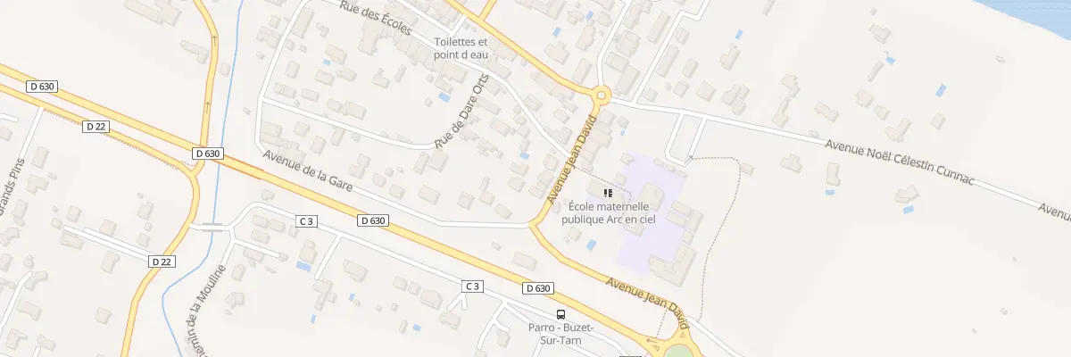 Plan du 276A Ville de Buzet à Buzet-sur-Tarn
