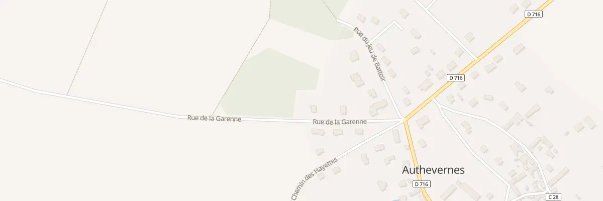 Plan du 80A La Hayette à Authevernes