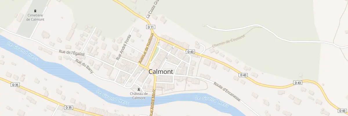 Plan du 3 Rue Neuve des Tourelles à Calmont