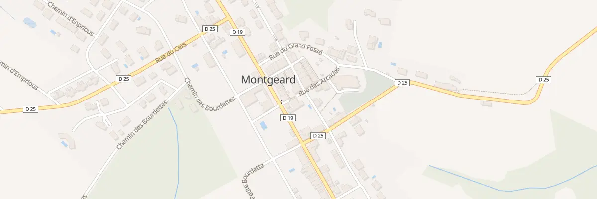 Plan du 60 Rue des Arcades à Montgeard