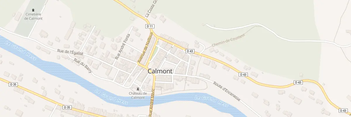Plan du 7 Rue Neuve des Tourelles à Calmont