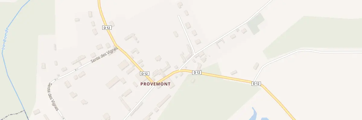 Plan du 30 Le Village à Chauvincourt-Provemont