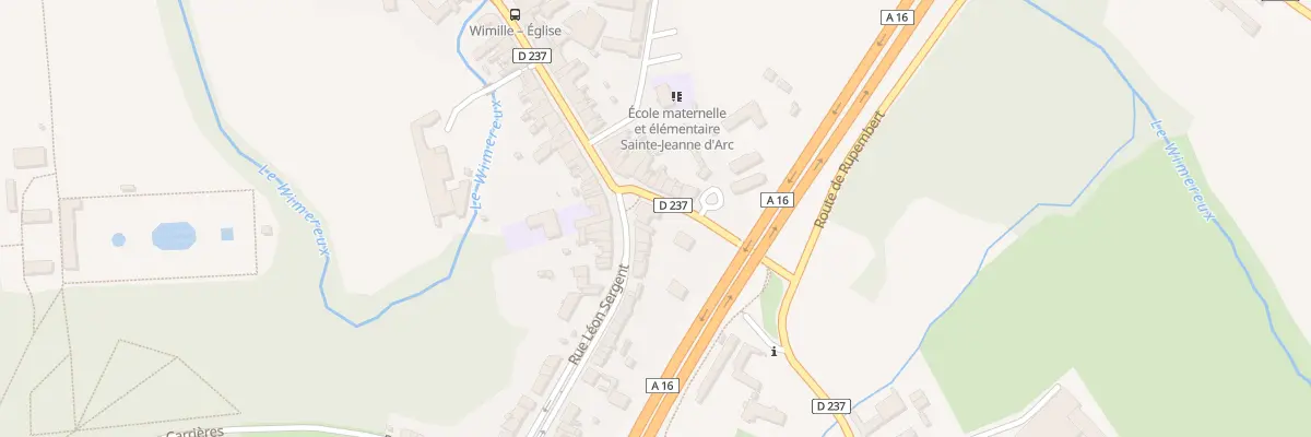 Plan du 3 Rue Leon Sergent à Wimille