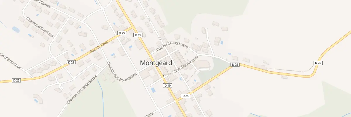 Plan du 47 Rue de la Bastide à Montgeard