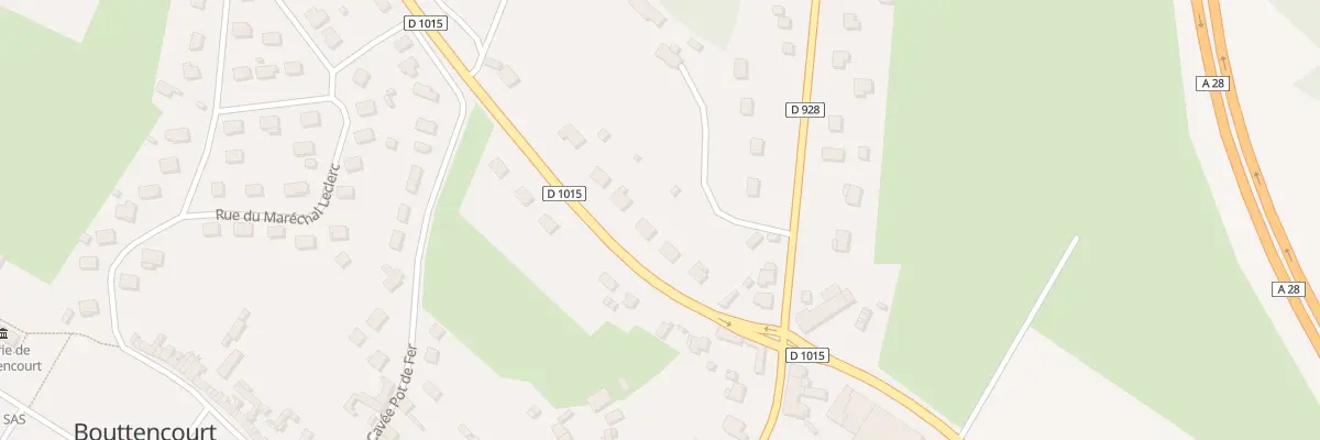 Plan du 7 Rue du Tréport à Bouttencourt