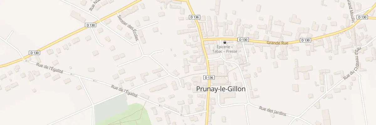 Plan du 10 Rue de la Mairie à Prunay-le-Gillon