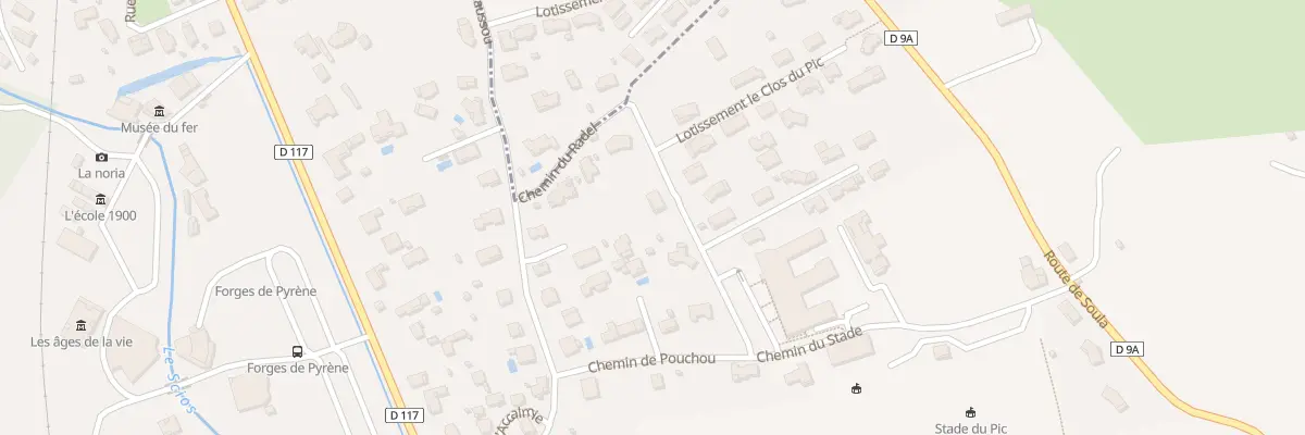 Plan du 6 Che du Radel à Montgailhard