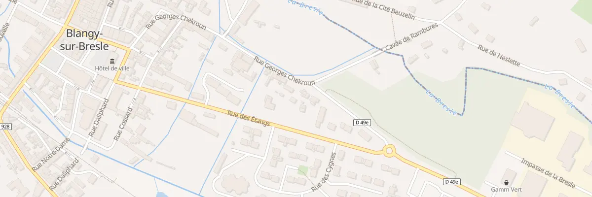 Plan du 30 Rue Chekroun à Blangy-sur-Bresle