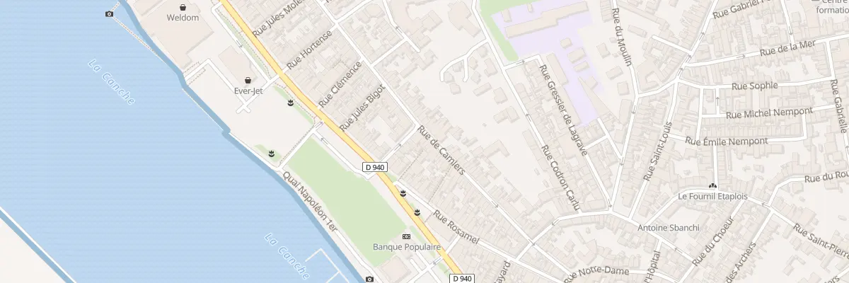Plan du 79 Rue de Camiers à Étaples