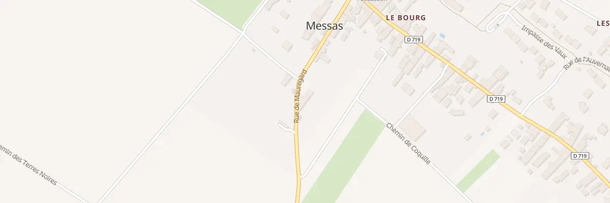 Plan du 13 Rue de Mauregard à Messas
