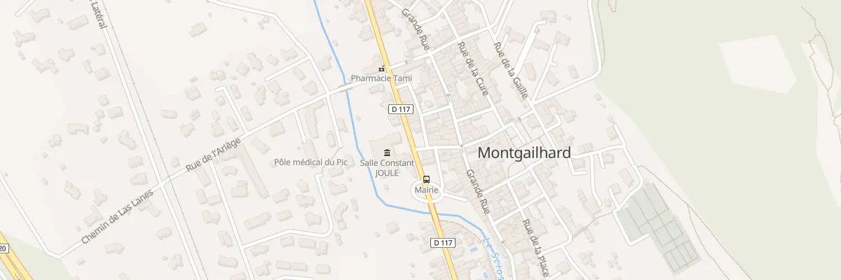 Plan du 39 Rte Nationale à Montgailhard