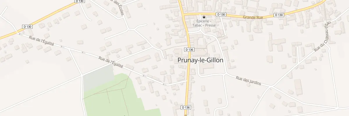 Plan du 22 Rue de la Mairie à Prunay-le-Gillon