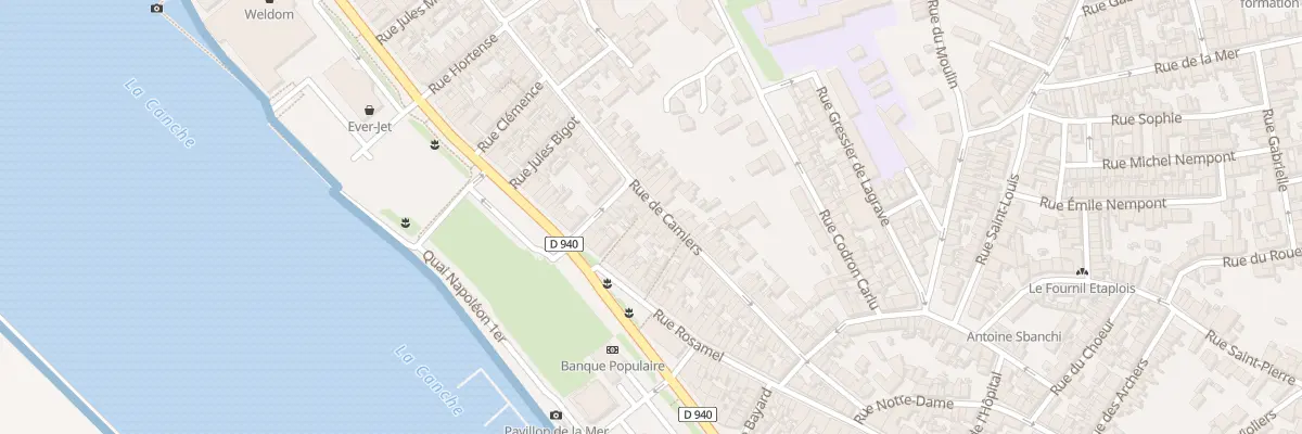 Plan du 73 Rue de Camiers à Étaples