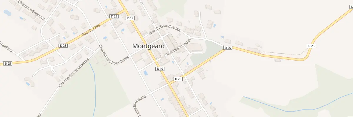 Plan du 40 Rue de la Bastide à Montgeard