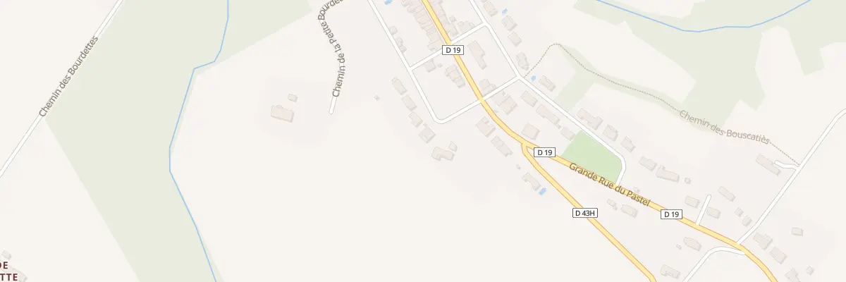 Plan du 9004 Che de sous Tourelle à Montgeard
