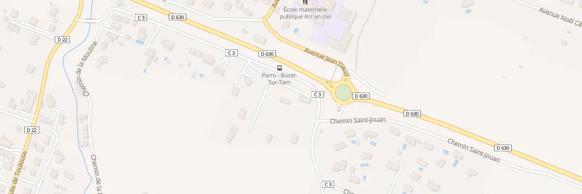 Plan du 291 Plaine de la Mouline à Buzet-sur-Tarn
