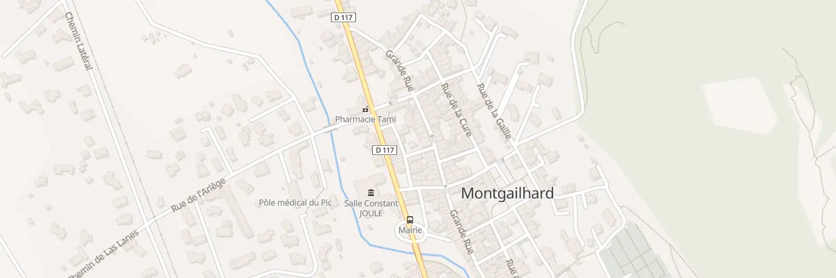 Plan du 18 Gr Grande Rue à Montgailhard