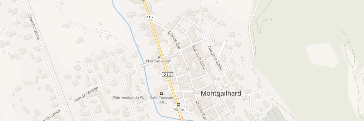Plan du 10 Gr Grande Rue à Montgailhard