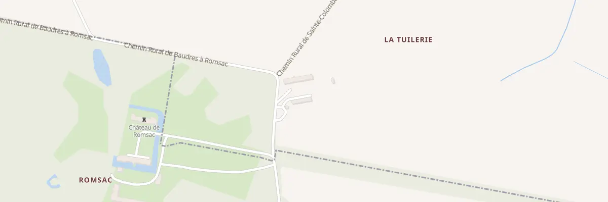 Plan du 5122 La Tuilerie à Bouges-le-Château